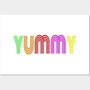 Yummy - Happy Vibes Retro Posters and Art